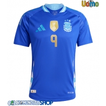 Maglie da calcio Argentina Julian Alvarez #9 Seconda Maglia Copa America 2024 Manica Corta